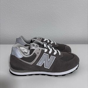 New Balance 574 Core Grey/White – Youth 5 / Women’s 6.5 – Brand New